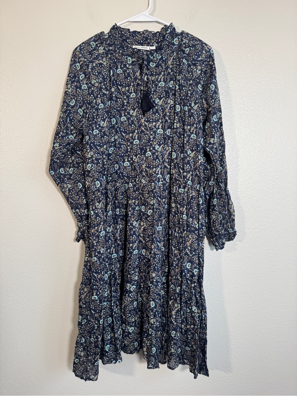 Roller Rabbit Women's Garden Forest Dress in Navy - L